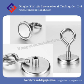 Super Starke NdFeB Neodym Magnetische Haken Pot Magnete